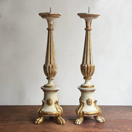 19th-century Austrian Candlestick Pair