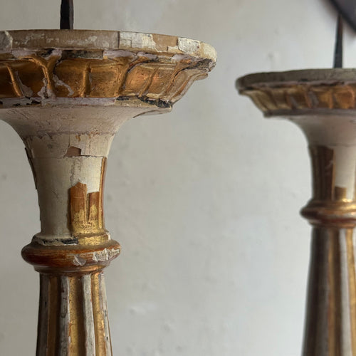 19th-century Austrian Candlestick Pair