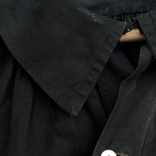 19th-century French Indigo Smock (#S-02)