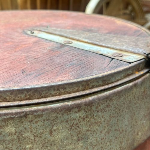 19th-century Painted Barrel