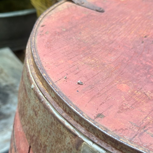 19th-century Painted Barrel