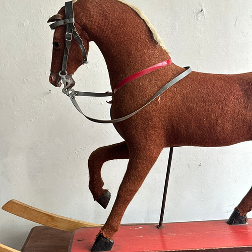 19th-century Austrian Toy Horse Rocker