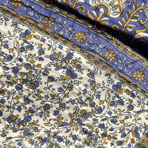 Vintage Sari Double Bedcover (#602)