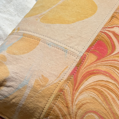 Hand Marbled One-of-a-Kind Pillow (SW02)