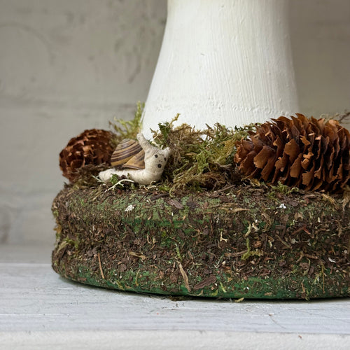 Handmade Wooden Mushroom Creation (#2) by Crystal Sloan