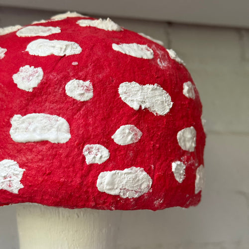 Handmade Wooden Mushroom Creation (#2) by Crystal Sloan