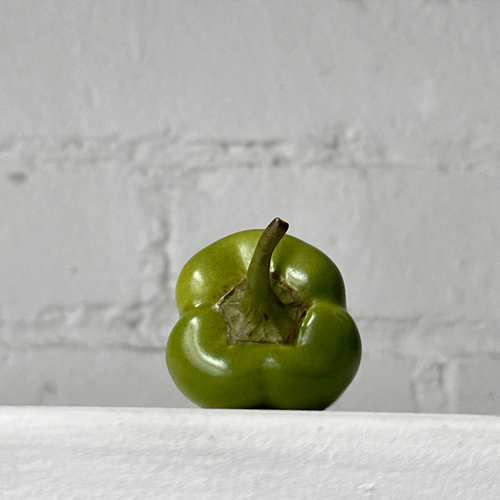 Small Porcelain Green Chili Pepper
