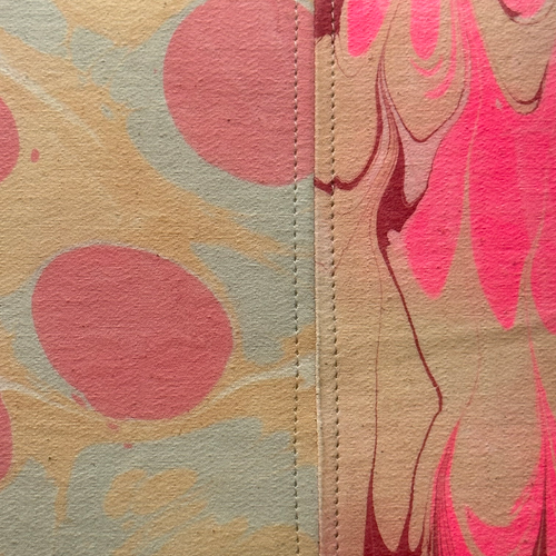 Hand Marbled One-of-a-Kind Pillow (SW723)