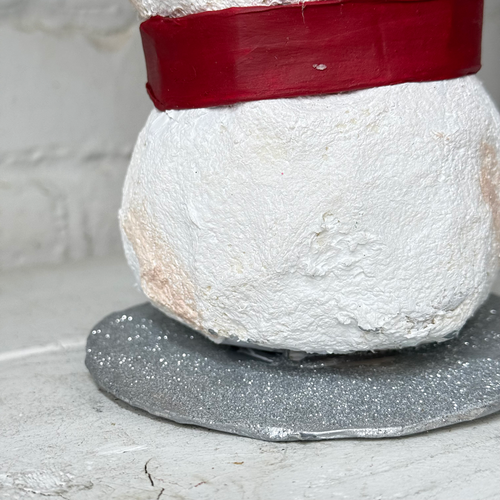 Papier-Mâché Snowman