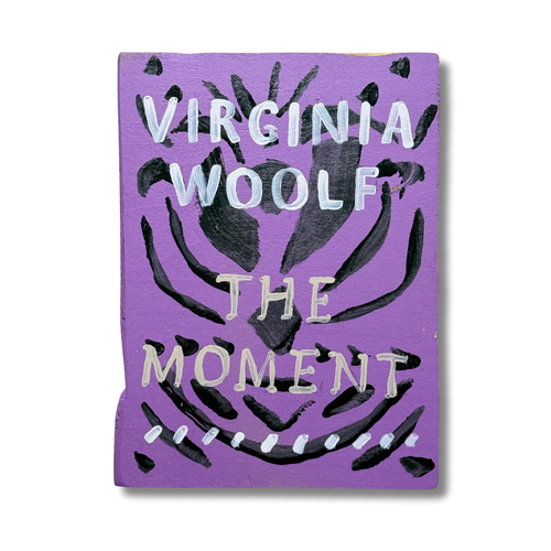 Leanne Shapton "The Moment" Painted Wooden Book