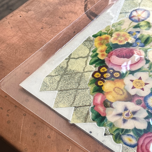 One of a Kind Collaged Bird Table Mat (#308)