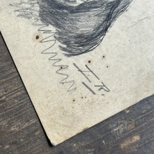 Evert Rabbers Early 20th-century Cow Drawing (ERA14)