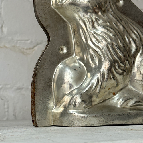 Antique Chocolate Rabbit Tin Mold (#32)