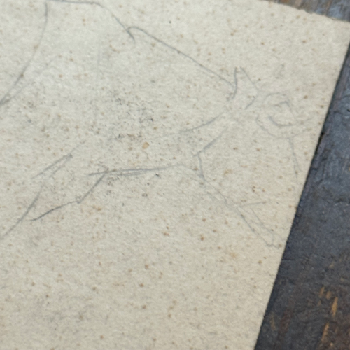 Evert Rabbers Early 20th-century Farm Animal Drawing (ERA40)