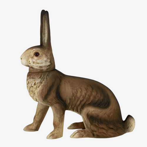 Large Sitting Brown Easter Hare