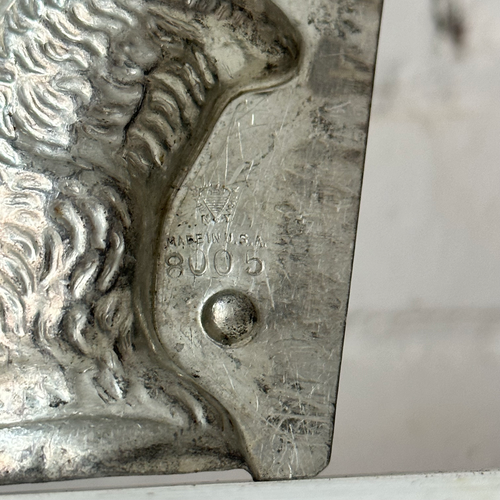 Antique Chocolate Rabbit Tin Mold (#33)