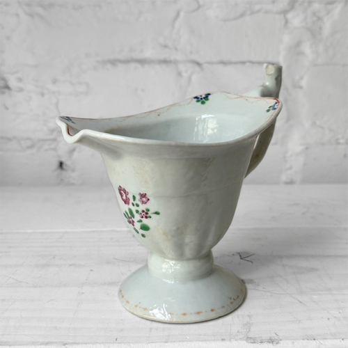 18th-century Chinese Qing Porcelain Helmet Pitcher Pitcher