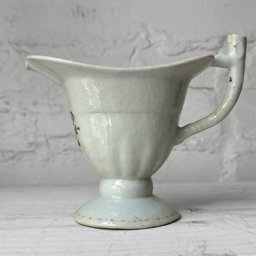 18th-century Chinese Qing Porcelain Helmet Pitcher Pitcher