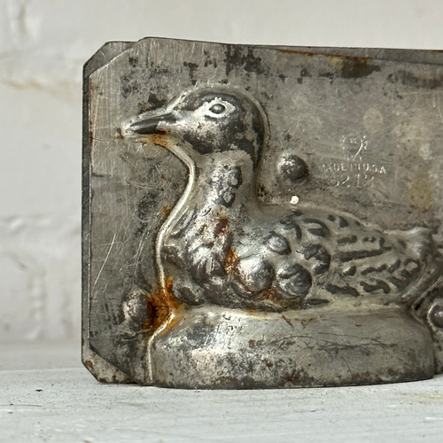Antique Chocolate Duck Tin Mold (#38)