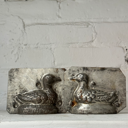Antique Chocolate Duck Tin Mold (#38)