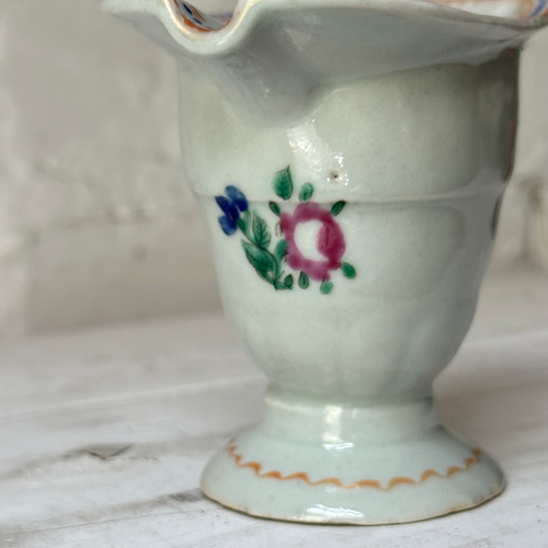 18th-century Chinese Qing Porcelain Helmet Pitcher