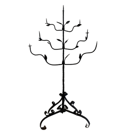 18th Century Wrought Iron Candelabra