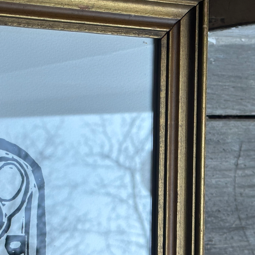 "Mackerel" in a Vintage Frame