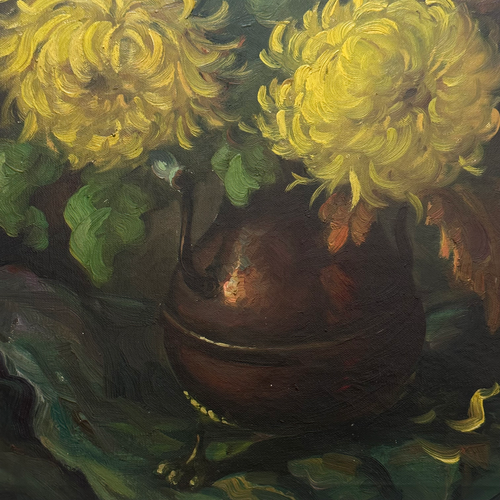 19th-century Dutch Floral Still Life Painting