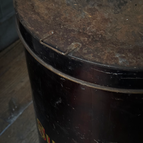 19th-century American Sugar Tin Container