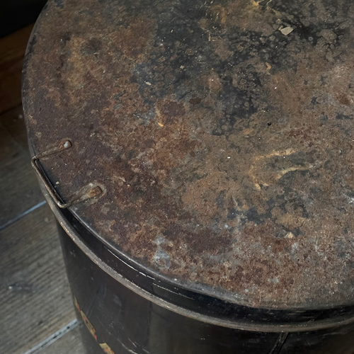 19th-century American Sugar Tin Container