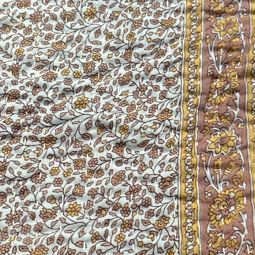 Vintage Sari Double Bedcover (#603)