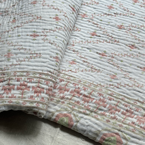 Vintage Sari Double Bedcover (#603)