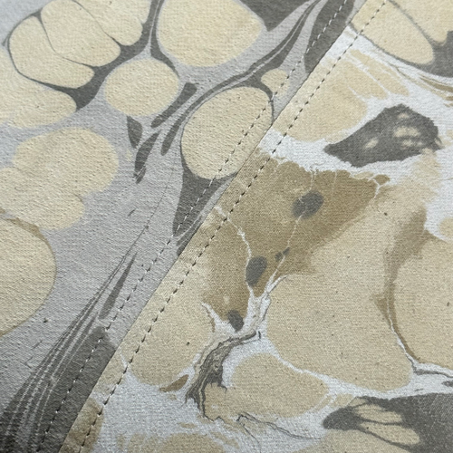 Hand Marbled One-of-a-Kind Pillow (SW03)