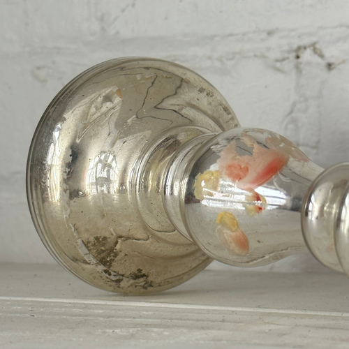 19th-century Mercury Glass Candle Holder (M-03)
