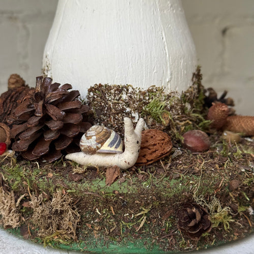 Handmade Wooden Mushroom Creation (#3) by Crystal Sloan