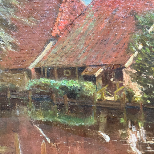 Evert Rabbers Early 20th-century Landscape Painting (ER2403)