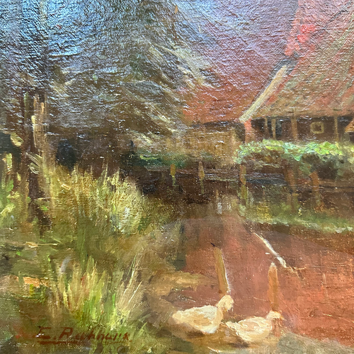 Evert Rabbers Early 20th-century Landscape Painting (ER2403)