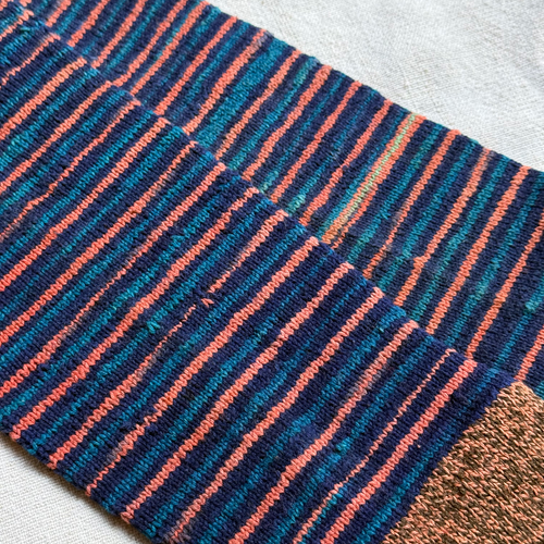 Pair of Antique German Striped Socks (#3)