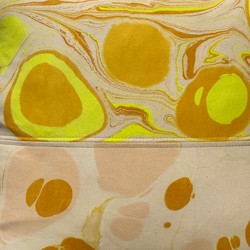 Hand Marbled One-of-a-Kind Pillow (SW724)