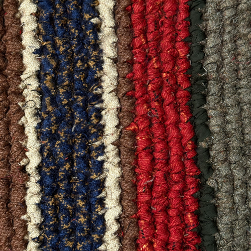 Olly Crocheted Vintage Wool Suit Rug #3