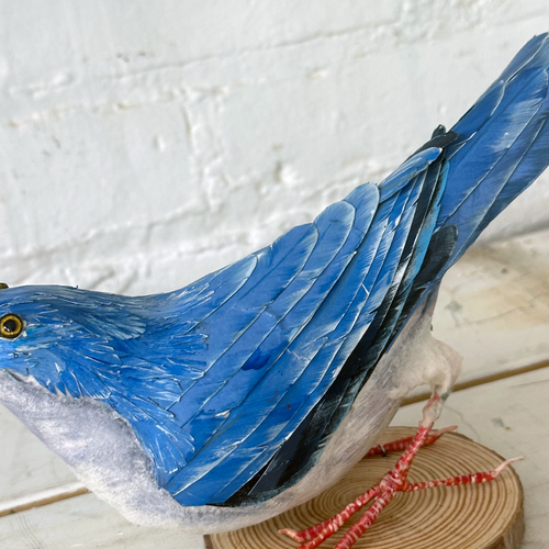 Papier-Mâché White Breasted Nuthatch #41