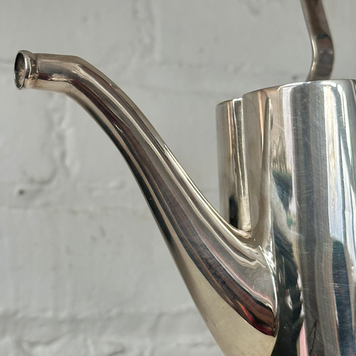 Antique Silver-Plated Watering Can Teapot