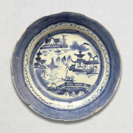 18th-century Delft Plate (#609)