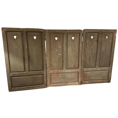 Set of 3 18th Century Cabinet Doors