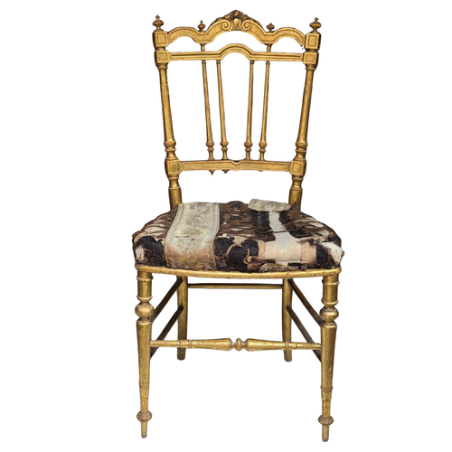 Pair of 19th-century European Gilt Chairs