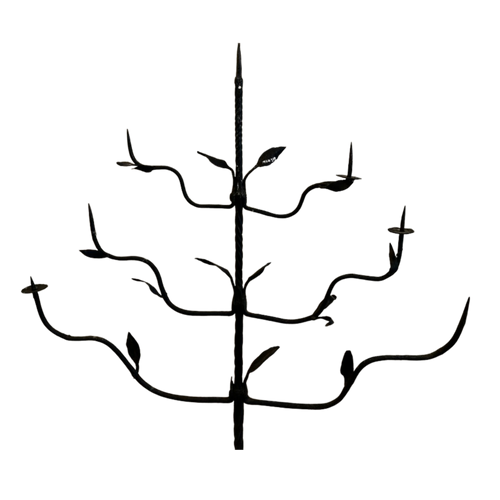 18th Century Wrought Iron Candelabra