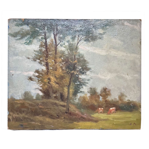 Evert Rabbers Landscape Painting (2340)
