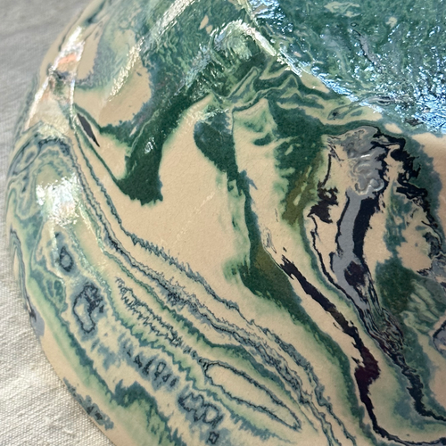 Marbled “Mallorca” Salad Bowl in Bora Bora (BO #774)