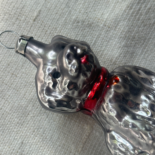 Nostalgic Dog with Collar Ornament