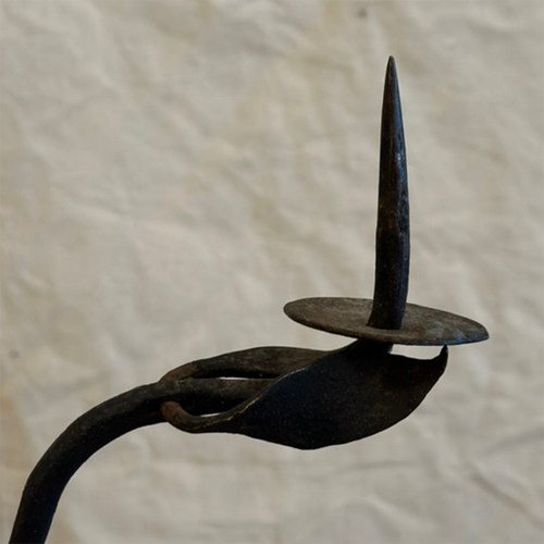 18th Century Wrought Iron Candelabra